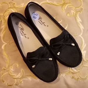 Black slip on shoes